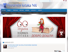 Tablet Screenshot of nispuppets.org.rs